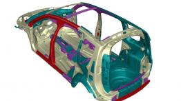 Skoda Roomster 2007 - schemat konstrukcyjny auta