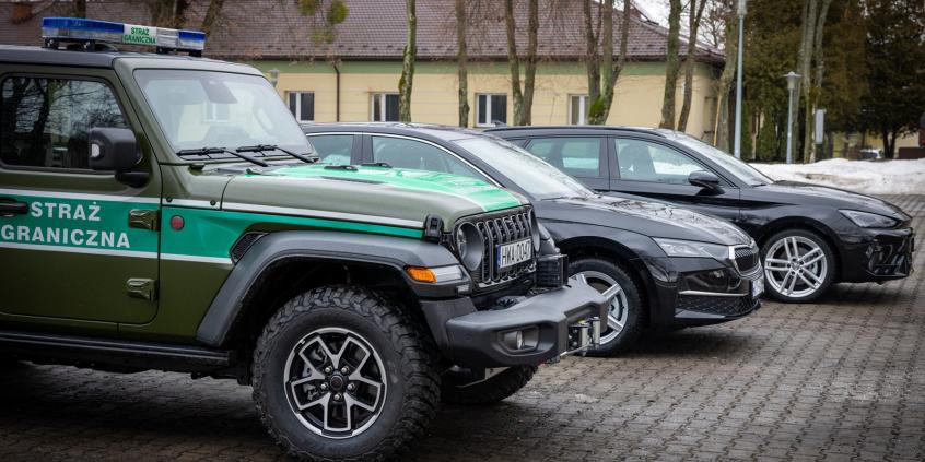 Jeepy, Cupry i Skody ruszają na granice. Straż Graniczna odebrała flotę wartą 31 milionów złotych