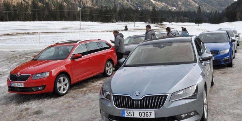 Skoda 4x4 - walka z lodem