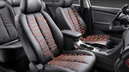 Hyundai Sonata 2008 - widok ogólny wnętrza z przodu