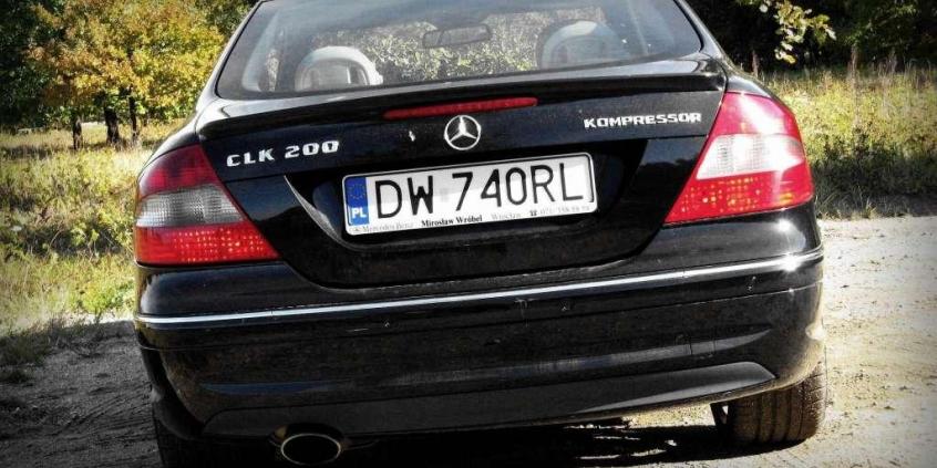 Mercedes CLK - sport nie dla dresa