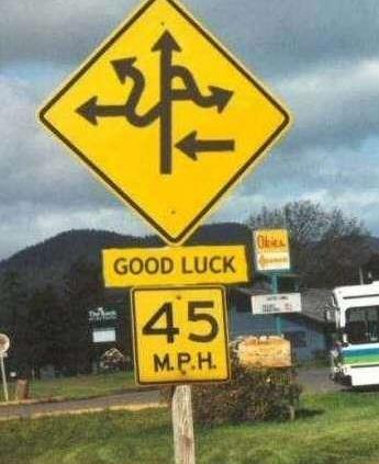 Polskie drogi - aleje znaków drogowych...