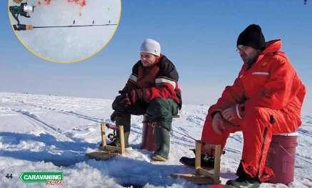 Zima dla wędkarzy  - nie ma jak kamperem na ryby!