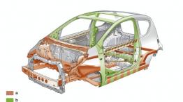 Peugeot 107 2009 - schemat konstrukcyjny auta