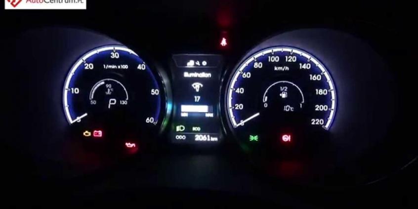 Hyundai ix35 2.0 CRDi 184 KM, 2014 - brakujące ujęcia nocne 