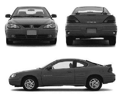 Szkic techniczny Pontiac Grand Am V Coupe