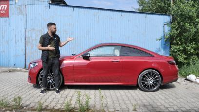 Mercedes E300 Coupe - dodaje stylu wszędzie, nawet w takich miejscach