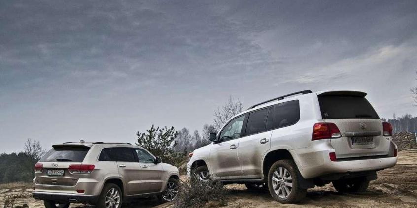 Toyota Land Cruiser V8 i Jeep Grand Cherokee 3.0 CRD - męski świat