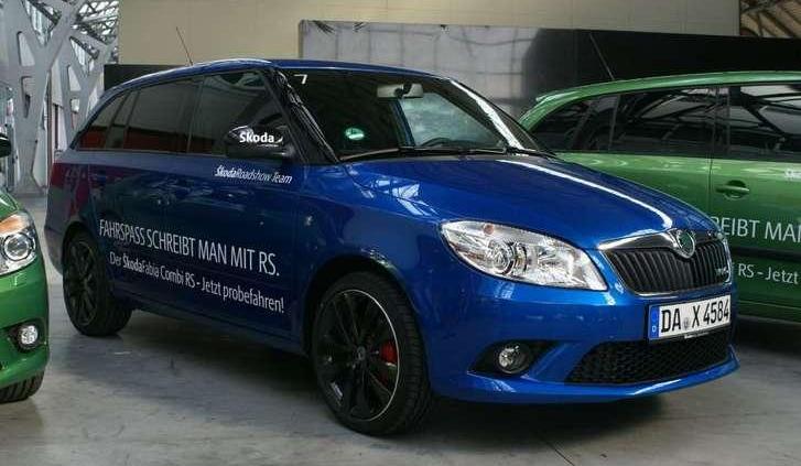 Skoda Fabia RS - kapelusze z głów