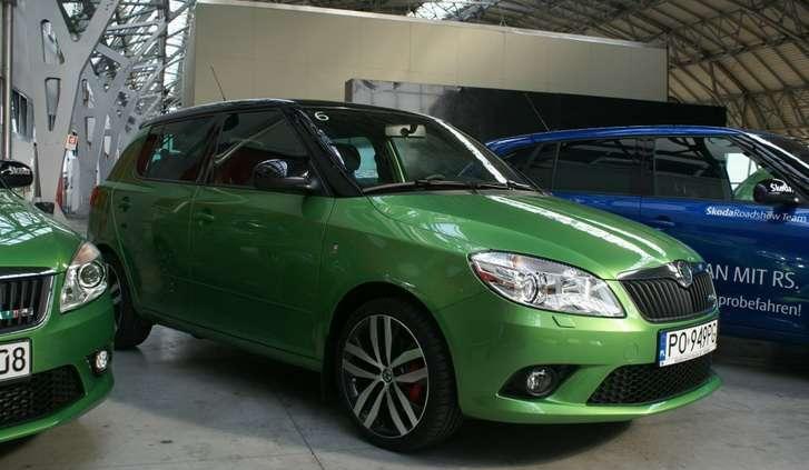 Skoda Fabia RS - kapelusze z głów