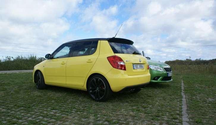 Skoda Fabia RS - kapelusze z głów