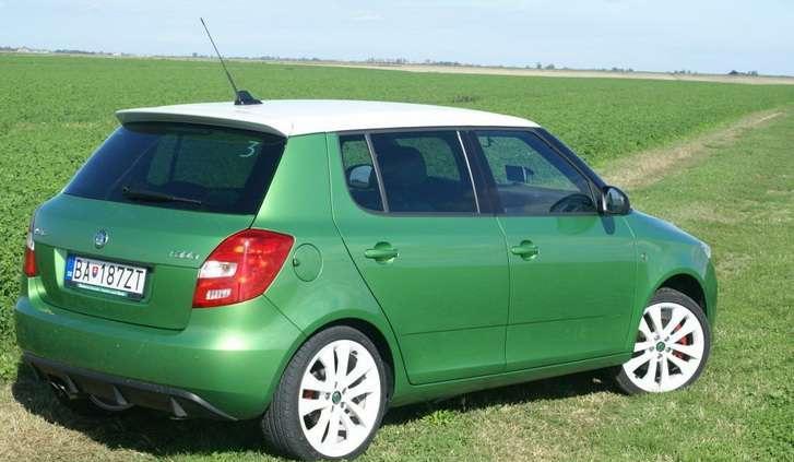 Skoda Fabia RS - kapelusze z głów