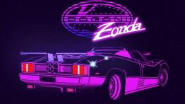Pagani Zonda z Miami Vice? Powrót lat 80-tych!