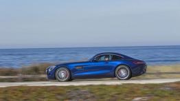 Mercedes-AMG GT S na kalifornijskich drogach - lewy bok