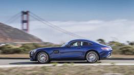 Mercedes-AMG GT S na kalifornijskich drogach - lewy bok