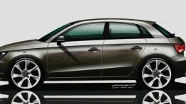 Audi A1 Sportback - szkic auta