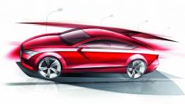 Audi A7 Sportback - szkic auta