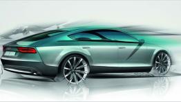Audi A7 Sportback - szkic auta