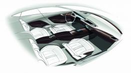 Audi A7 Sportback - szkic wnętrza