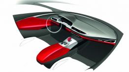 Audi A7 Sportback - szkic wnętrza