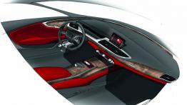 Audi A7 Sportback - szkic wnętrza