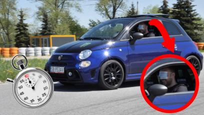 Abarth 595 - jeździliśmy na czas z zasłoniętymi oczami