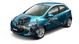 Mazda 2 Facelifting - wersja 3-drzwiowa - schemat konstrukcyjny auta