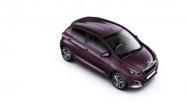Peugeot 108 (2014) - wersja 5-drzwiowa - widok z góry