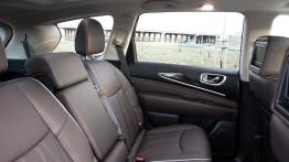 Infiniti QX60 - galeria redakcyjna - tylna kanapa