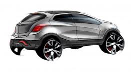 Opel Mokka - szkic auta