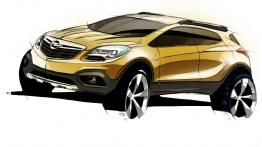 Opel Mokka - szkic auta