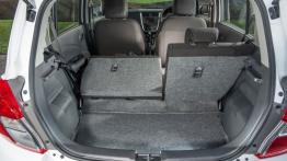 Suzuki Celerio (2014) - wersja europejska - tylna kanapa złożona, widok z bagażnika