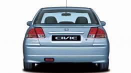 Honda Civic VII IMA - widok z tyłu