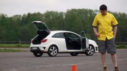 Białe szaleństwo z czarną twarzą - Seat Ibiza