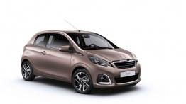 Peugeot 108 (2014) - wersja 3-drzwiowa - przód - reflektory wyłączone