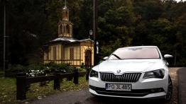 Skoda Superb Laurin & Klement 2.0 TDI 150 KM - galeria redakcyjna - widok z przodu