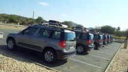 Skoda Yeti w Namibii - dzień 1 - pierwsze wrażenia