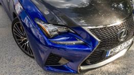 Lexus RC F - galeria redakcyjna - maska - widok z góry
