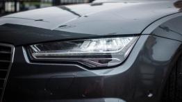 Audi A7 Sportback 3.0 TFSI 333 KM - galeria redakcyjna - lewy przedni reflektor - wyłączony