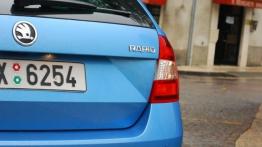 Skoda Rapid II Spaceback - galeria redakcyjna - emblemat
