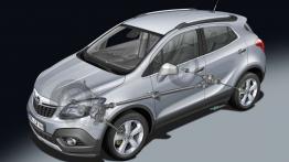 Opel Mokka - schemat konstrukcyjny auta