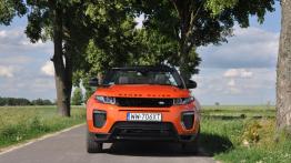 Range Rover Evoque Convertible - galeria redakcyjna - widok z przodu