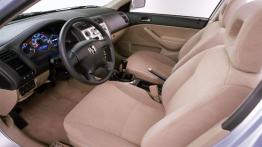 Honda Civic VII IMA - widok ogólny wnętrza z przodu