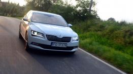 Skoda Superb 2.0 TDI 190 KM - galeria redakcyjna - widok z przodu