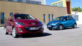 Mazda 2 Facelifting - wersja 3-drzwiowa - widok z przodu