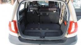 Hyundai Getz 1.5 CRDi - tylna kanapa złożona, widok z bagażnika