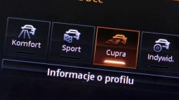 Seat Leon III SC Cupra 2.0 TSI 280KM - galeria redakcyjna - ekran systemu multimedialnego