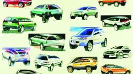 Honda HR-V - wersja 5-drzwiowa - szkic auta