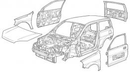 Honda HR-V - wersja 3-drzwiowa - schemat konstrukcyjny auta