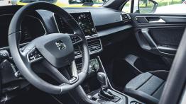 Seat Tarraco 2.0 TSI 190 KM - galeria redakcyjna - widok ogólny wnętrza z przodu
